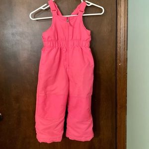 Pink Snow bibs Healthtex size 3T